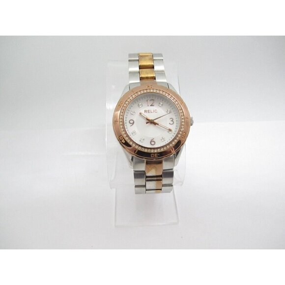 Women Relic Quartz WR Analog 34mm Dial Causal Round Watch (G636) - Picture 5 of 10